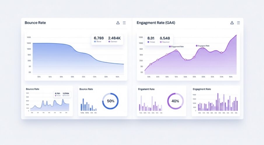 Bounce Rate vs Engagement Rate in GA4