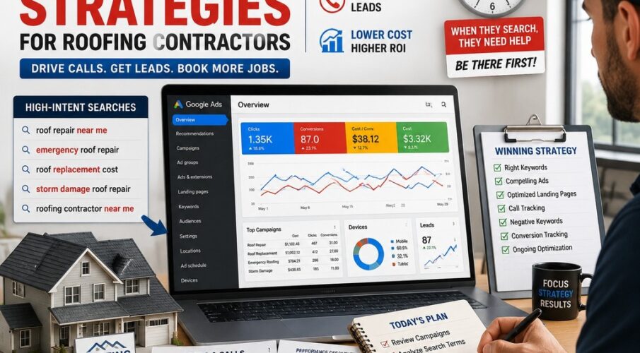 Google Ads Strategies for Roofers